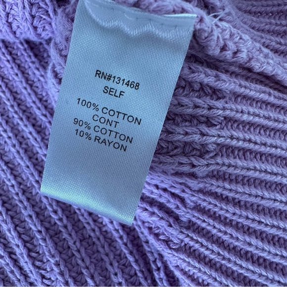 Fate Sweater Patchwork Pink Crew Neck Balloon Sleeves Medium - Picture 8 of 9